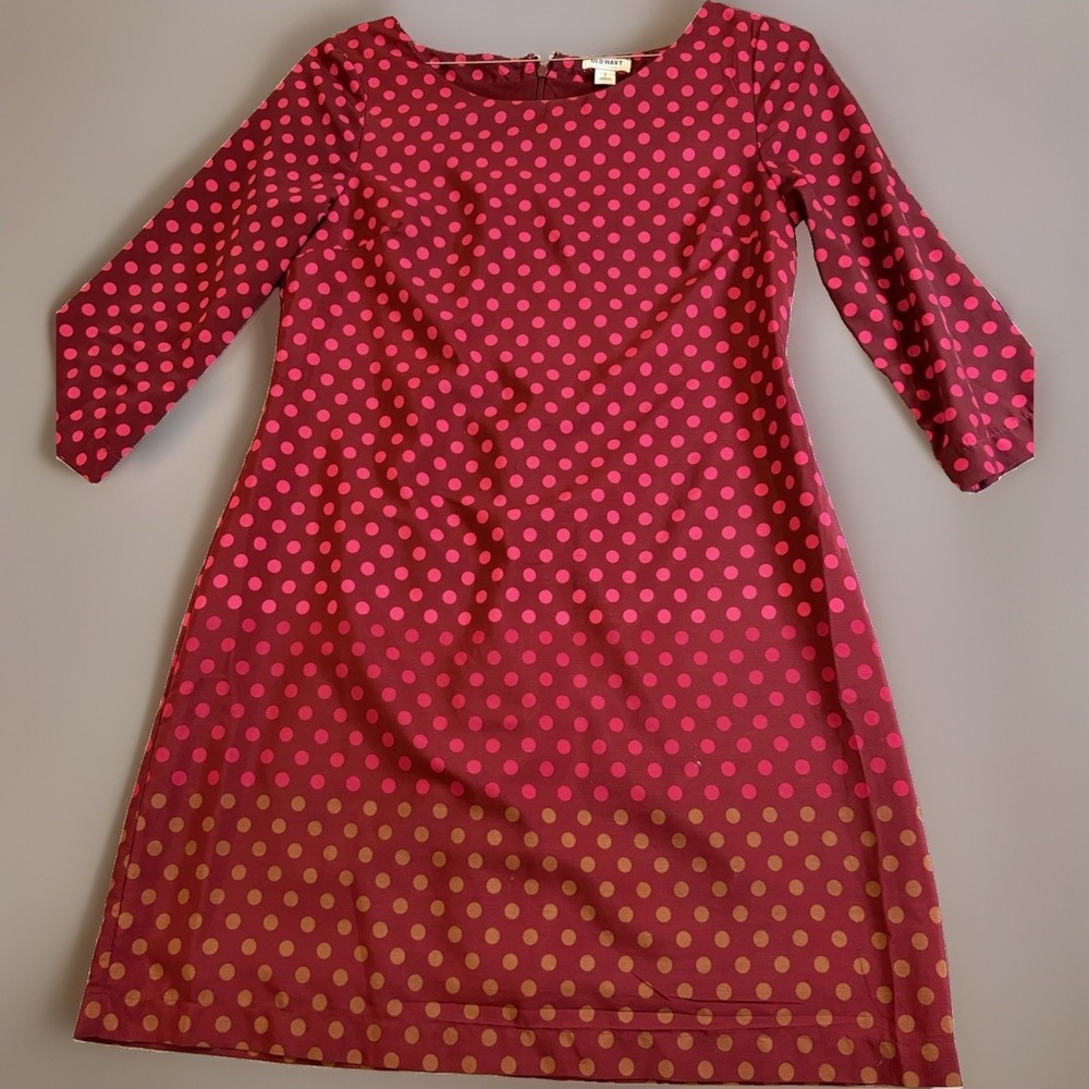 Women's Old Navy Red Polka Dot Dress Size SPP